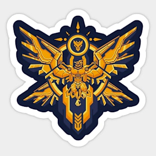 Golden garuda eagle Sticker